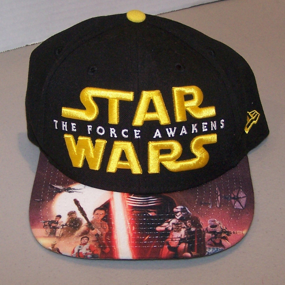 STAR WARS "THE FORCE AWAKENS " FLAT BRIM CAP HAT S3390
